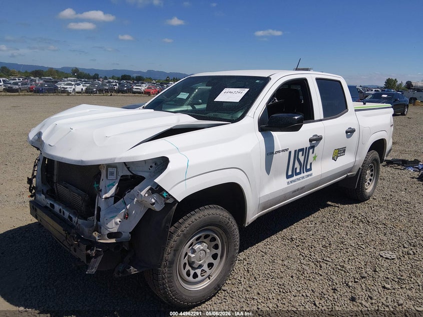 VIN 1GCGTBEC7P1207722 2023 CHEVROLET COLORADO 4WD  SHORT BOX WT