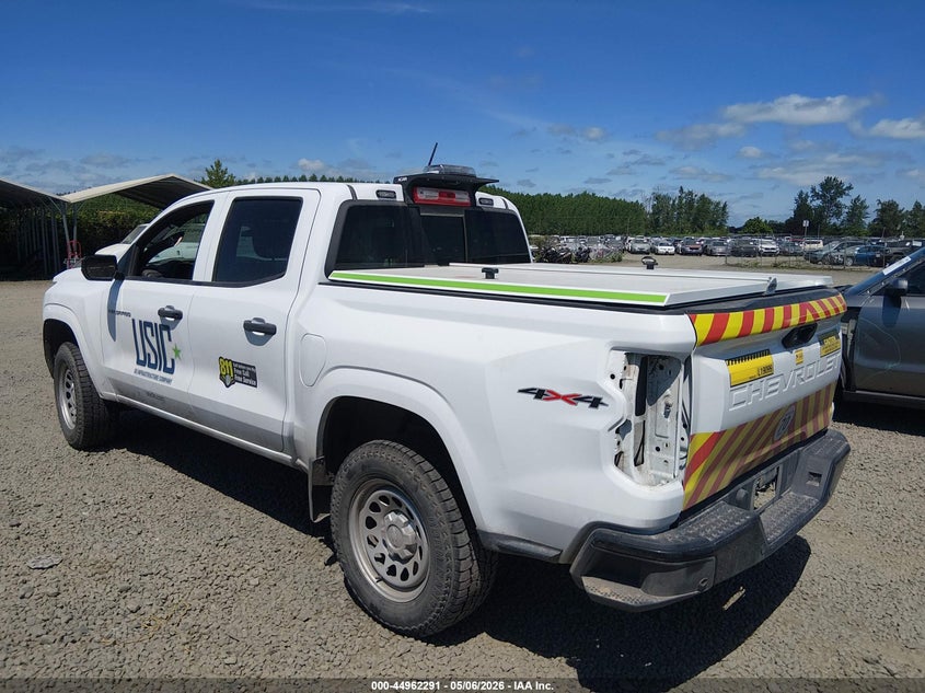 VIN 1GCGTBEC7P1207722 2023 CHEVROLET COLORADO 4WD  SHORT BOX WT