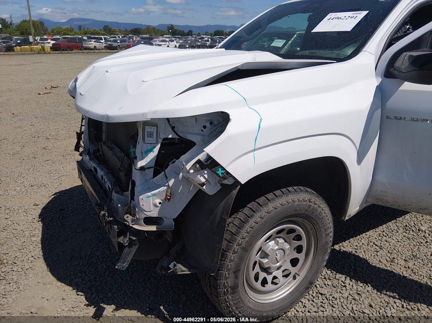 VIN 1GCGTBEC7P1207722 2023 CHEVROLET COLORADO 4WD  SHORT BOX WT