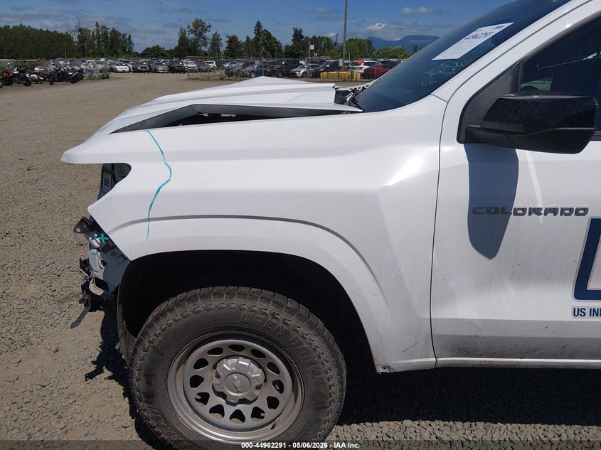VIN 1GCGTBEC7P1207722 2023 CHEVROLET COLORADO 4WD  SHORT BOX WT