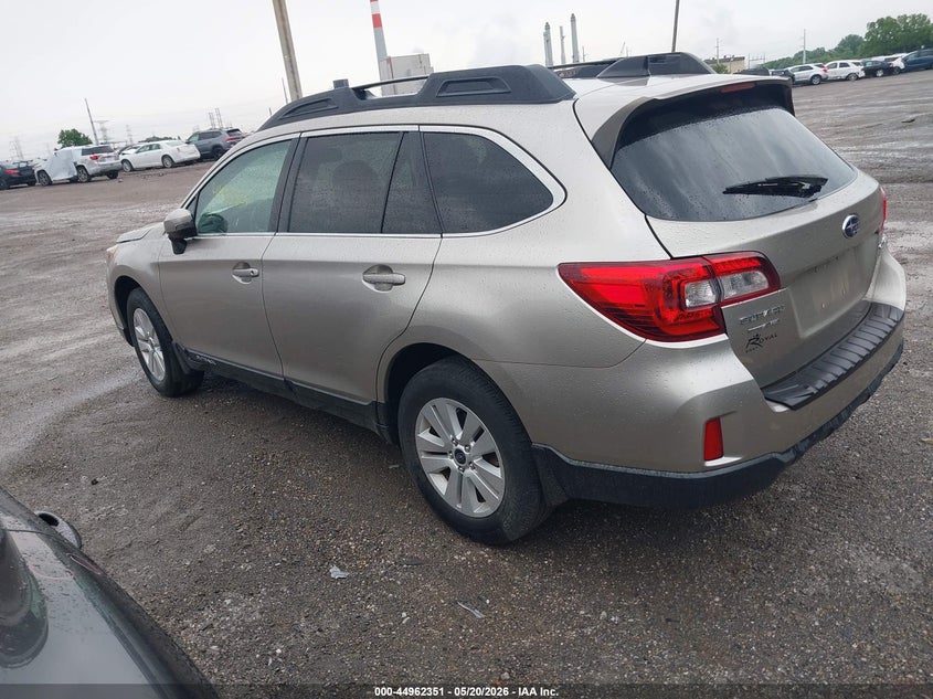 Vin: 4s4bsdfc9g3327307, lot: 45459772, subaru outback 2.5i premium 20163