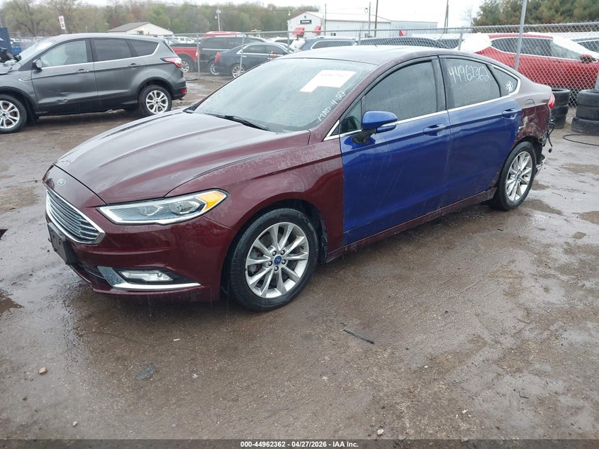 2017 Ford Fusion Se 3FA6P0HD5HR240840 photo 1