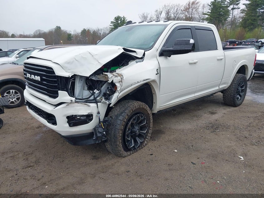Vin: 3c6ur5fl3kg591078, lot: 45459965, ram 2500 laramie  4x4 6'4 box 20192