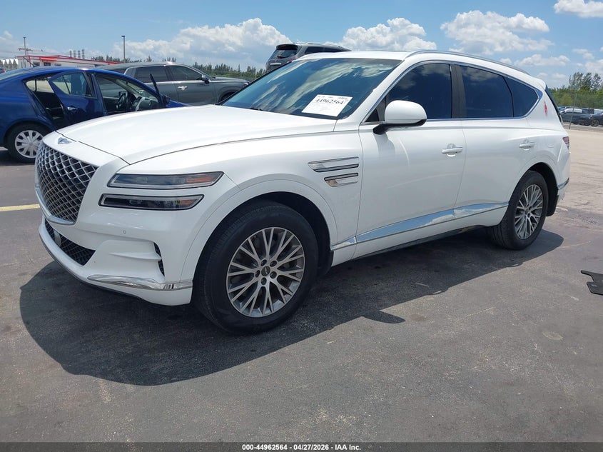 Vin: kmuhb4sbxmu049057, lot: 45459985, genesis gv80 2.5t rwd 20212
