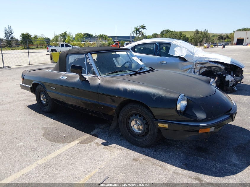 1986 ALFA ROMEO VELOCE 2000 SPIDER