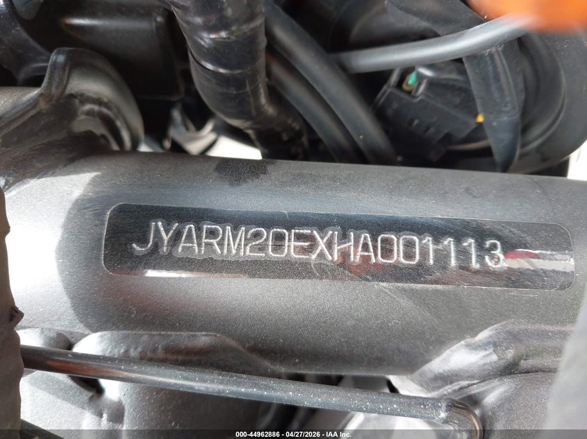 2017 Yamaha Fz07A VIN: JYARM20EXHA001113 Lot: 44962886