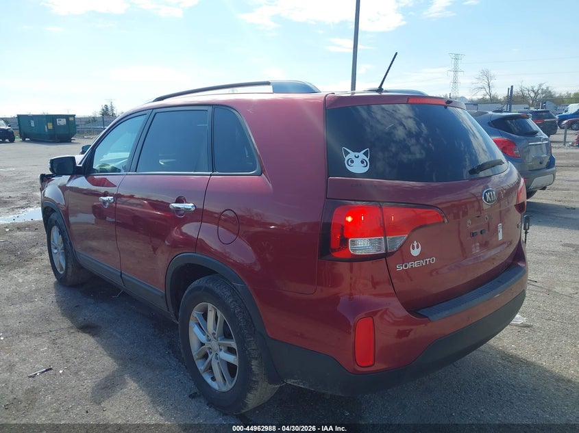 2014 KIA SORENTO SPORT UTILITY VEHICLE 2.4L I-4 DI, DOHC, VVT, 191HP