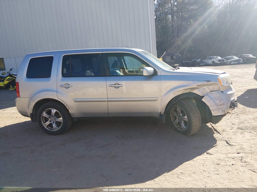 2012 Honda Pilot 3.5 Ex-L silver Lot 111044963072 Vin 5FNYF4H58CB035075