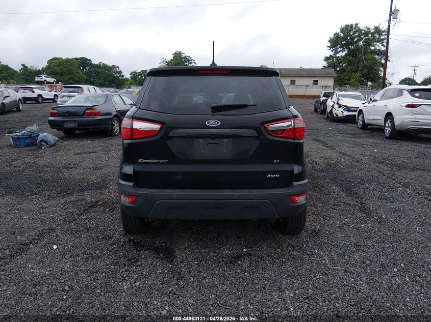 2019 Ford Ecosport Se VIN: MAJ6S3GL4KC280373 Lot: 44963131