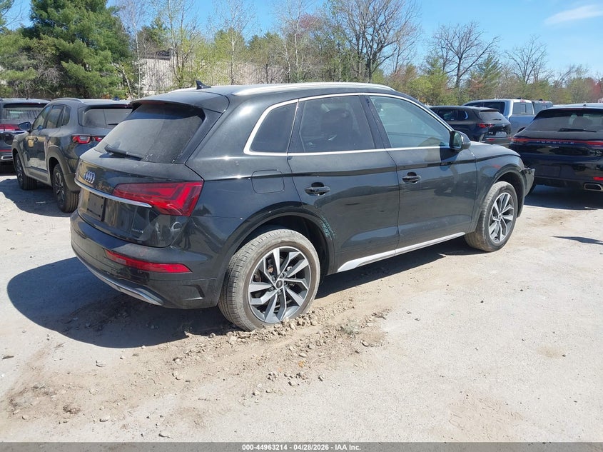 Vin: wa1baafy2m2130083, lot: 45460635, audi q5 premium plus 45 tfsi quattro s tronic 20214