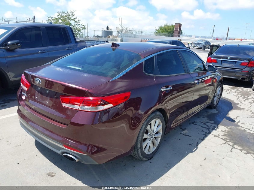 Vin: 5xxgt4l35gg037573, lot: 45460919, kia optima lx 20164