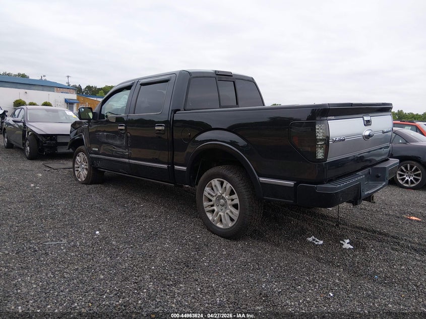 2012 Ford F-150 3.5 Platinum black Lot 111044963624 Vin 1FTFW1CT1CFB50530
