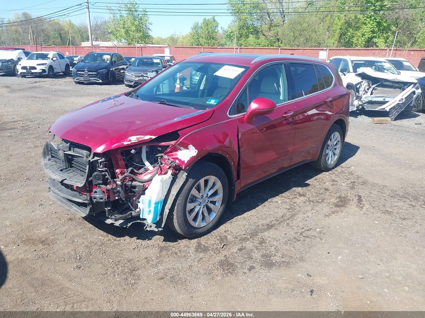 Vin: lrbfx2sa1jd004333, lot: 45461090, buick envision essence 20182