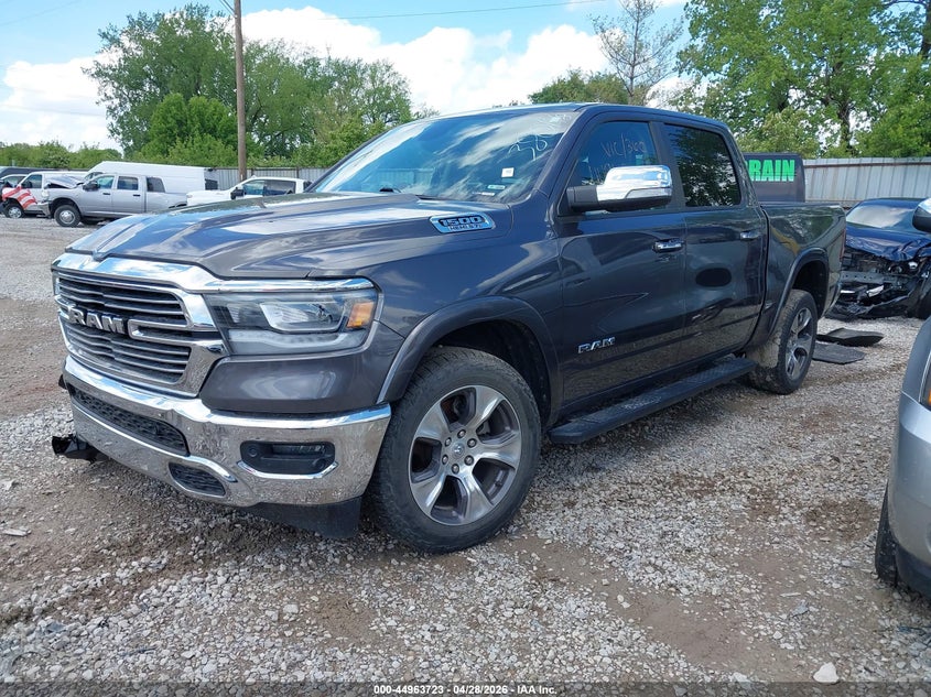 Vin: 1c6srfjtxln380148, lot: 45461144, ram 1500 laramie  4x4 5'7 box 20202
