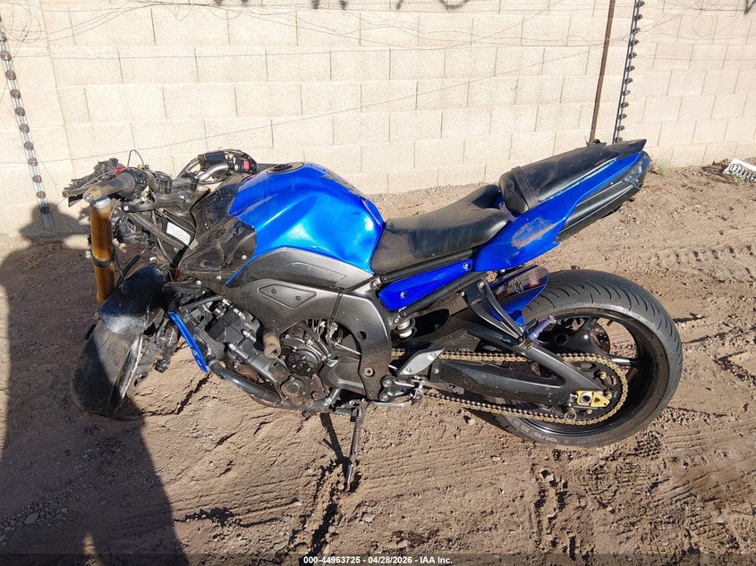 2012 Yamaha Fz Fz8 N blue Lot 111044963725 Vin JYARN27E2CA002283
