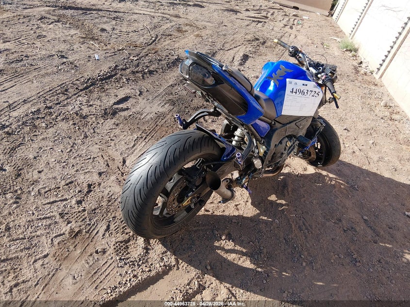 2012 Yamaha Fz Fz8 N blue Lot 111044963725 Vin JYARN27E2CA002283