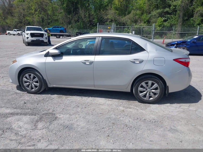 2014 TOYOTA COROLLA SEDAN 1.8L I-4 DOHC, VVT, 132HP