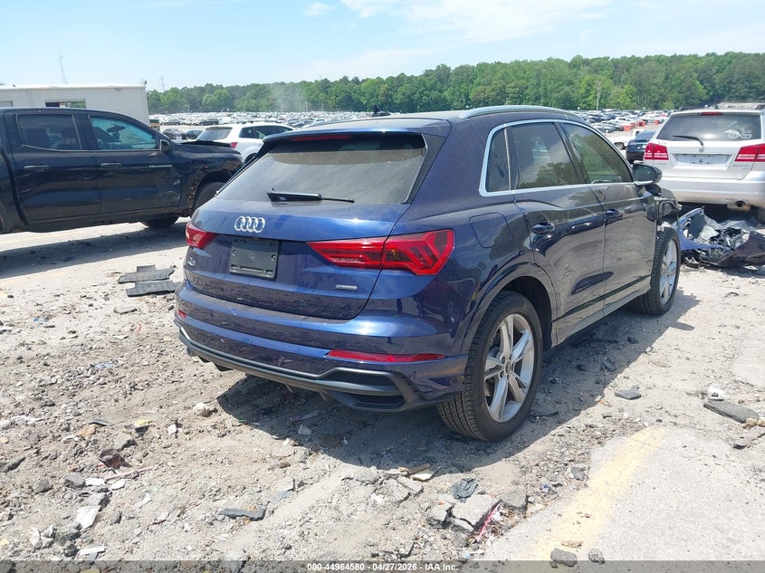 Vin: wa1decf37m1023968, lot: 45462001, audi q3 premium 45 tfsi s line quattro tiptronic 20214