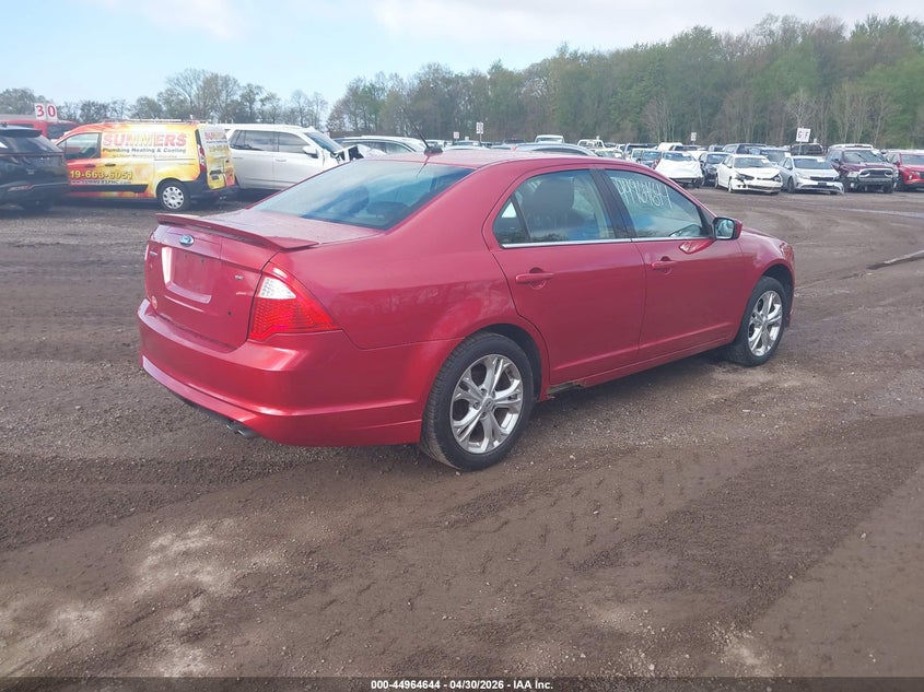 Vin: 3fahp0ha6cr244144, lot: 45462065, ford fusion se 20124