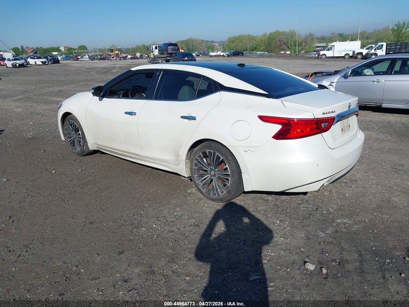 Vin: 1n4aa6ap3gc410354, lot: 45462194, nissan maxima 3.5 platinum 20163