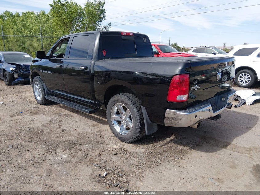 2012 Ram 1500 5.7 Ram Slt black Lot 111044964930 Vin 1C6RD7LT3CS187230