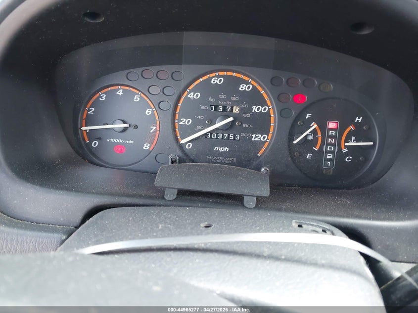 2001 HONDA CR-V SPORT UTILITY VEHICLE 2.0L I-4 DOHC, 146HP