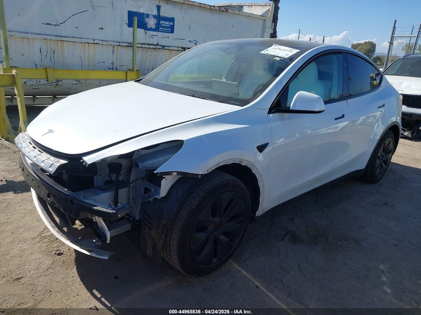 Vin: 7saygded5sf316468, lot: 45462957, tesla model y long range dual motor rear-wheel drive 20252
