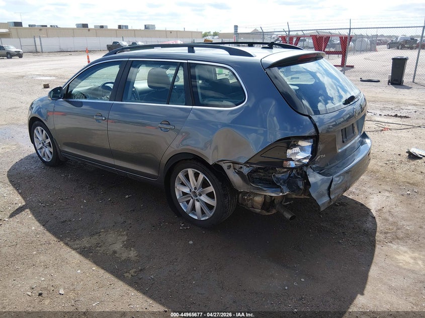 2012 Volkswagen Jetta 2.0 Sportwagen 2.0L Tdi grey Lot 111044965677 Vin 3VWPL7AJ2CM675630