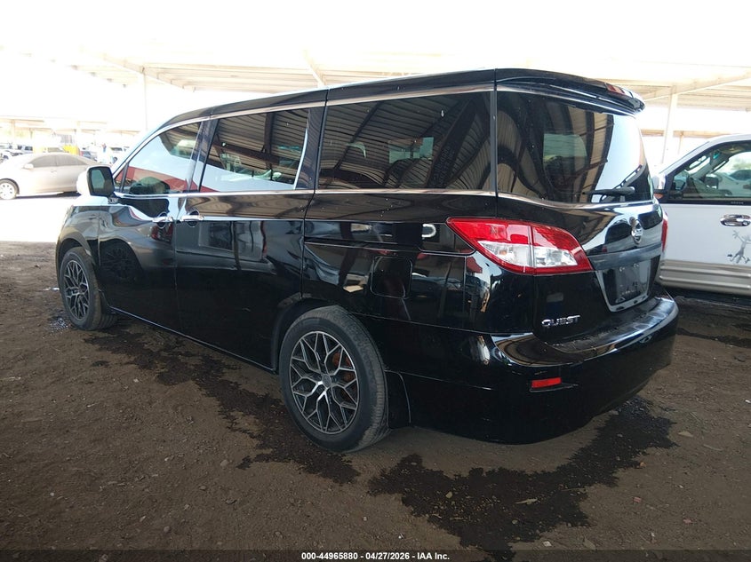 Vin: jn8ae2kp1d9071869, lot: 45463301, nissan quest s 20133