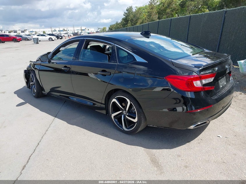 2022 HONDA ACCORD auction photo 3