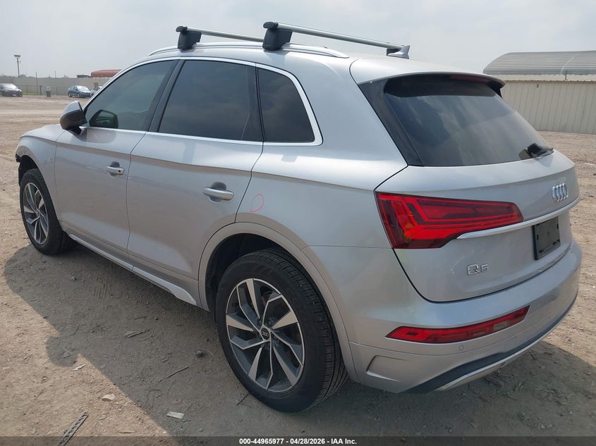 Vin: wa1baafy0m2093518, lot: 45463397, audi q5 premium plus 45 tfsi quattro s tronic 20213