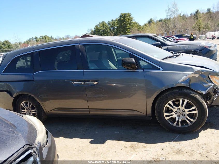 2012 Honda Odyssey 3.5 Ex-L Grey Lot 111044966076 Vin 5FNRL5H66CB121481