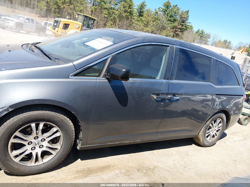 2012 Honda Odyssey 3.5 Ex-L Grey Lot 111044966076 Vin 5FNRL5H66CB121481