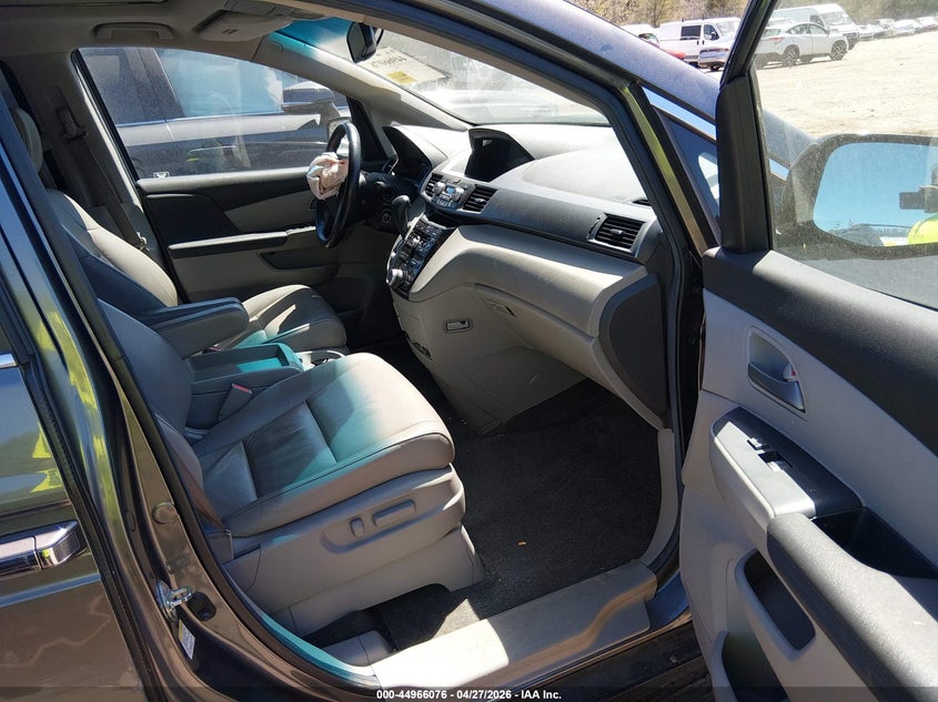 2012 Honda Odyssey 3.5 Ex-L Grey Lot 111044966076 Vin 5FNRL5H66CB121481