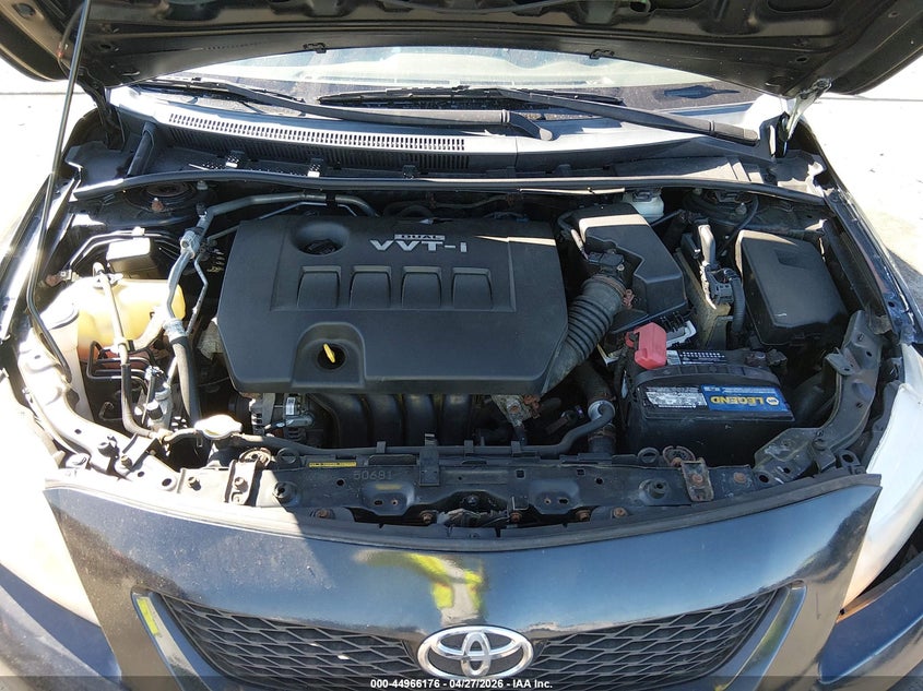 2010 Toyota Corolla 1.8 Le Black Lot 111044966176 Vin 2T1BU4EEXAC374180