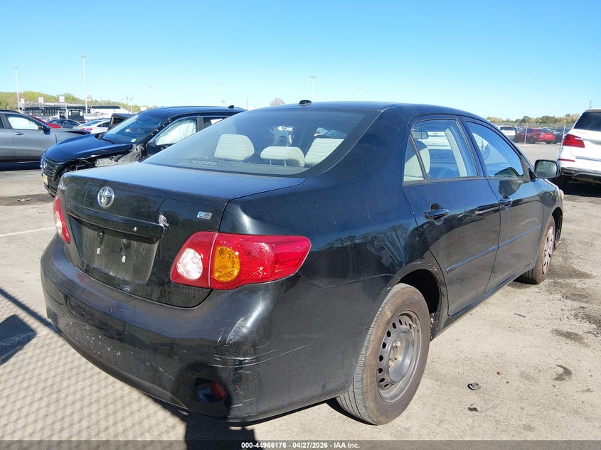2010 Toyota Corolla 1.8 Le Black Lot 111044966176 Vin 2T1BU4EEXAC374180