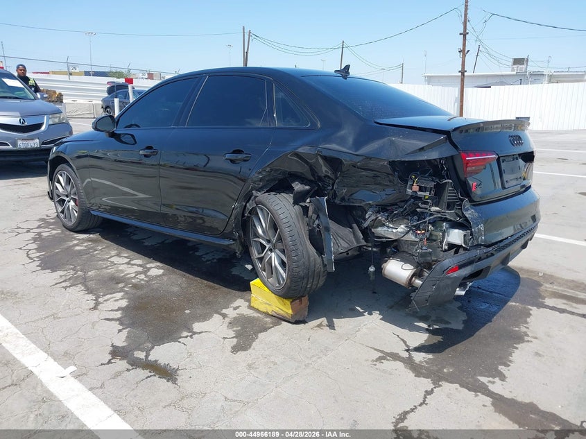 Vin: waub4af4xna022258, lot: 45463610, audi s4 premium plus tfsi quattro tiptronic 20223