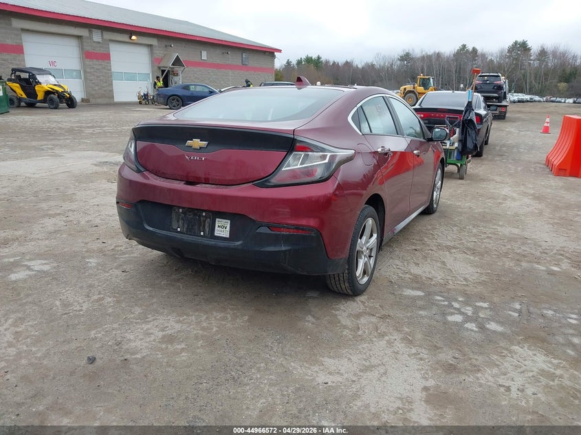 Vin: 1g1rc6s5xgu119003, lot: 45463993, chevrolet volt lt 20164
