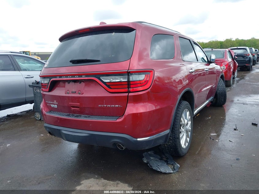 Vin: 1c4rdjeg3fc916380, lot: 45464054, dodge durango citadel 20154