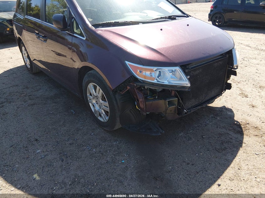 2012 Honda Odyssey 3.5 Lx brown Lot 111044966690 Vin 5FNRL5H26CB042745