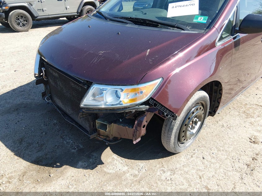 2012 Honda Odyssey 3.5 Lx brown Lot 111044966690 Vin 5FNRL5H26CB042745