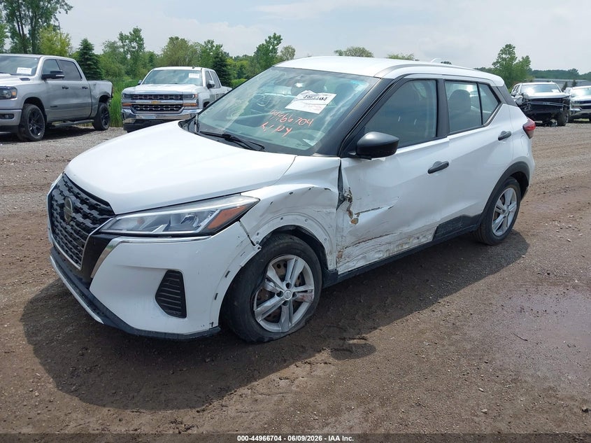 Vin: 3n1cp5bv2ml489043, lot: 45464125, nissan kicks s xtronic cvt 20212
