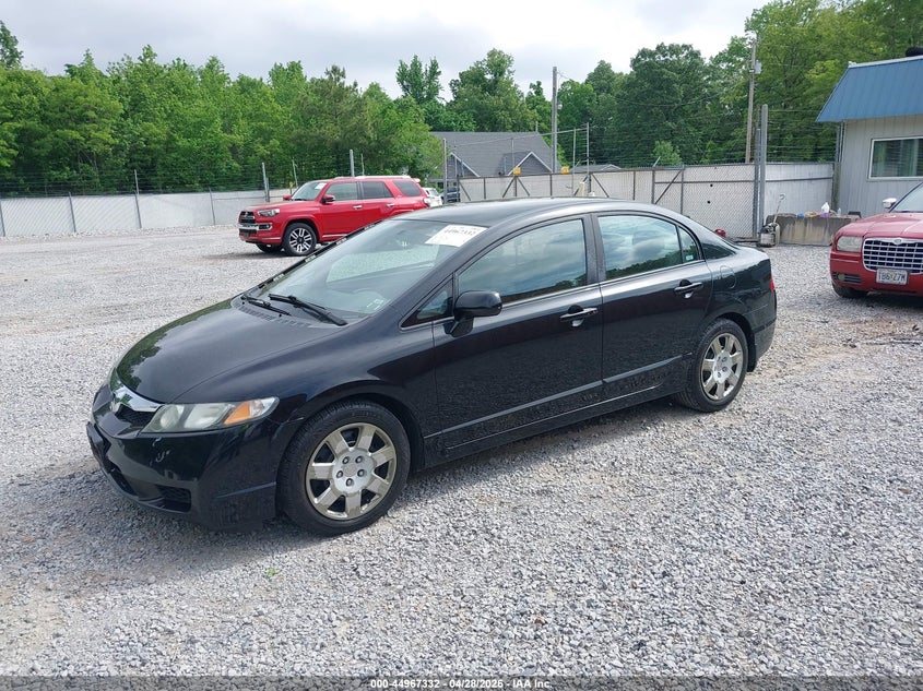 2009 Honda Civic Lx 19XFA16549E043504 photo 1