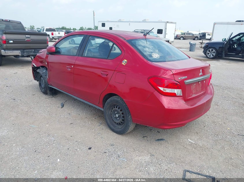 2019 MITSUBISHI MIRAGE SEDAN 1.2L I-3 DOHC, VVT, 78HP