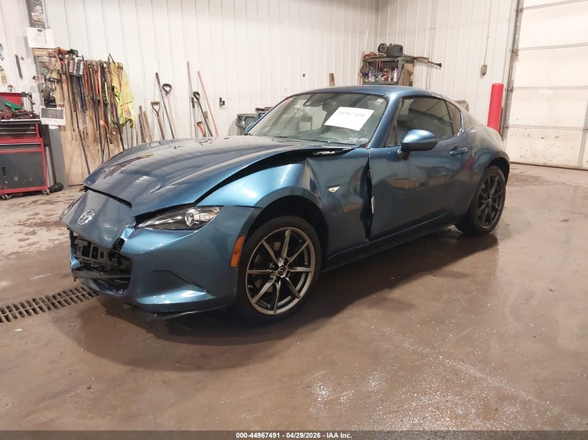 Vin: jm1ndam74j0204700, lot: 45464912, mazda mx-5 miata rf grand touring 20182