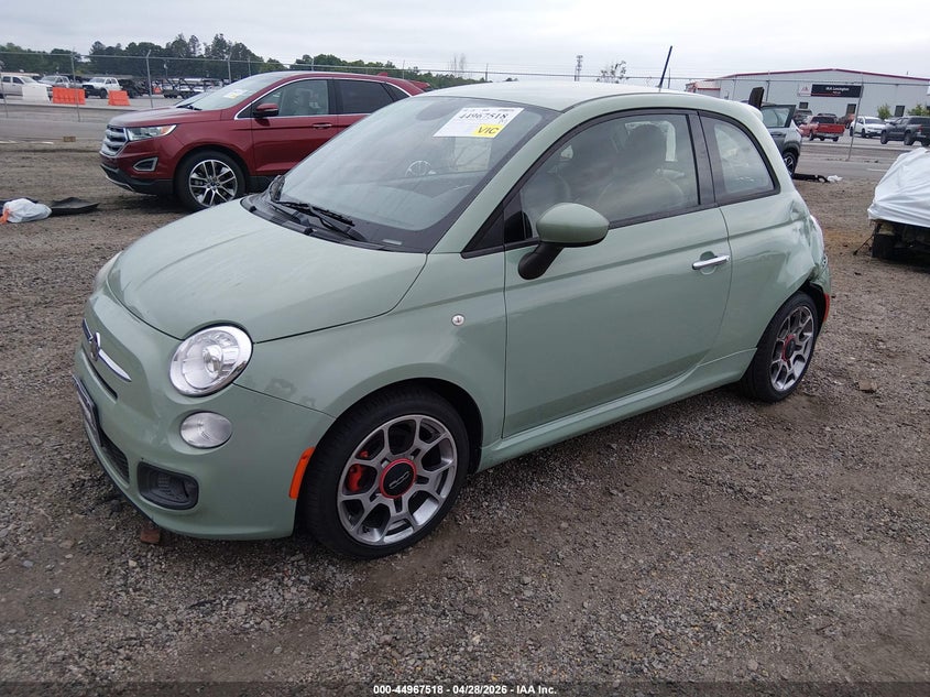 2015 FIAT 500 auction photo 2