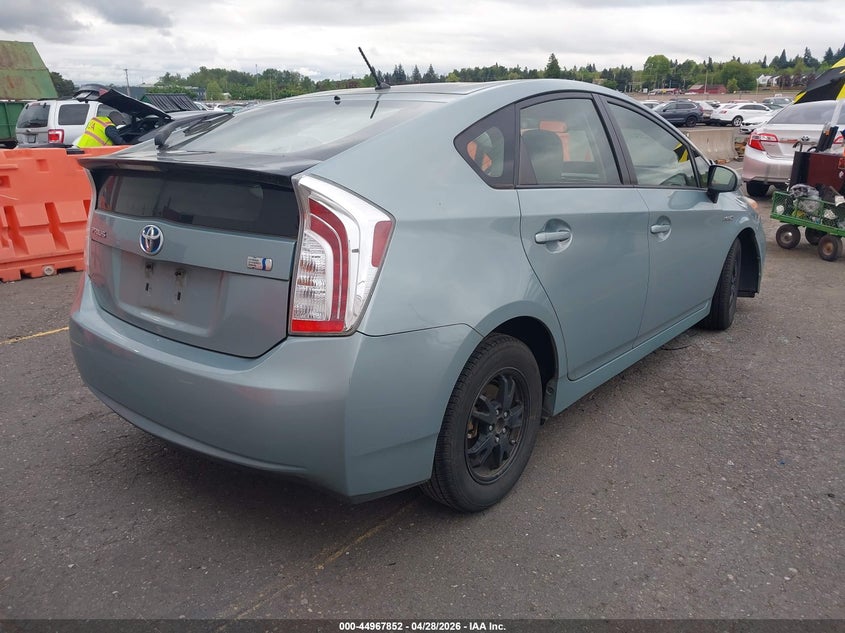 2012 Toyota Prius 1.8 Two turquoise Lot 111044967852 Vin JTDKN3DU5C1544551