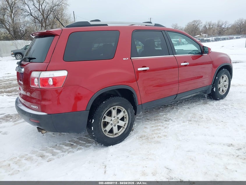 2012 Gmc Acadia 3.6 Slt-1 red Lot 111044968115 Vin 1GKKVRED4CJ365021