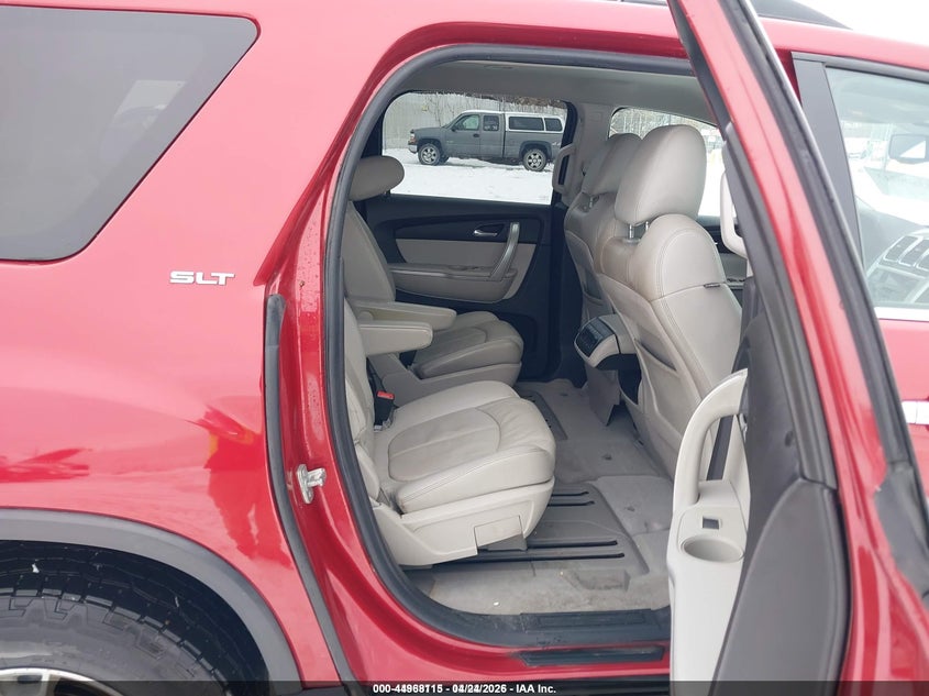 2012 Gmc Acadia 3.6 Slt-1 red Lot 111044968115 Vin 1GKKVRED4CJ365021