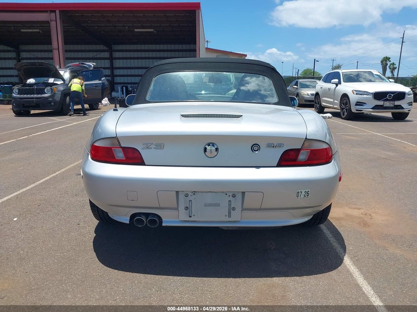 2000 BMW Z3 2.8 VIN: WBACH3342YLF44080 Lot: 44968133
